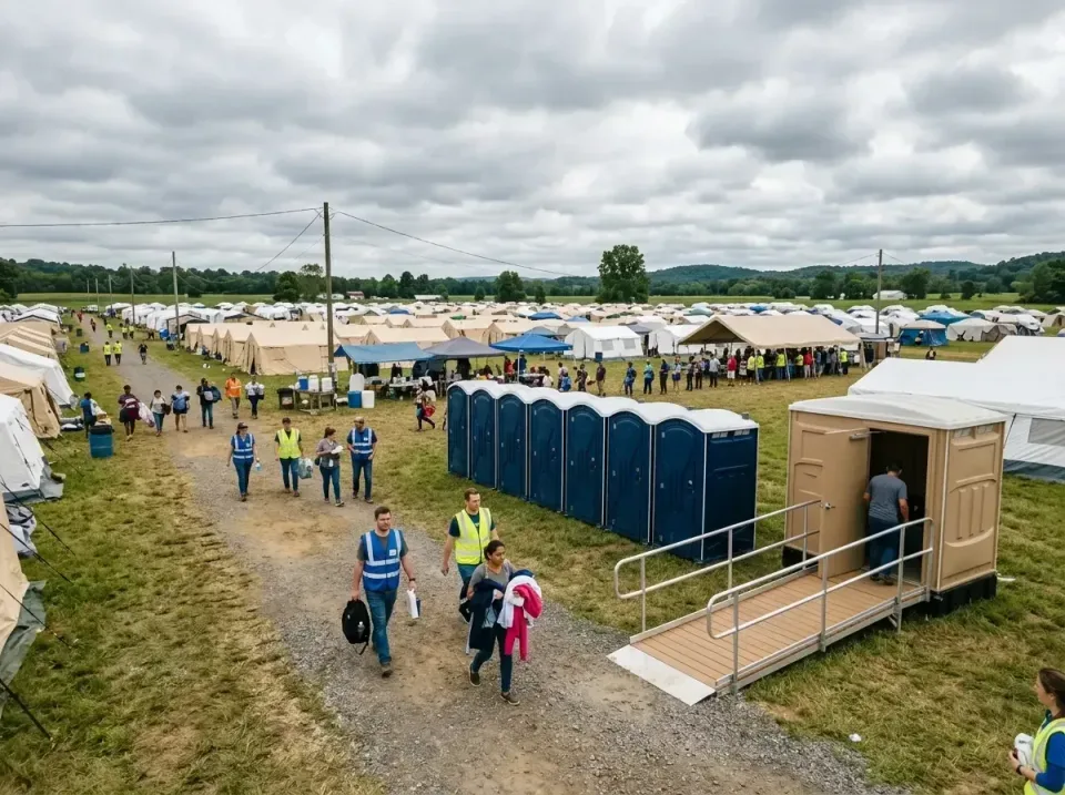 disaster-relief-camp-restrooms-010 — frequently asked questions, Dumpster & Portable Bathrooms Rental in Granite Shoals, TX